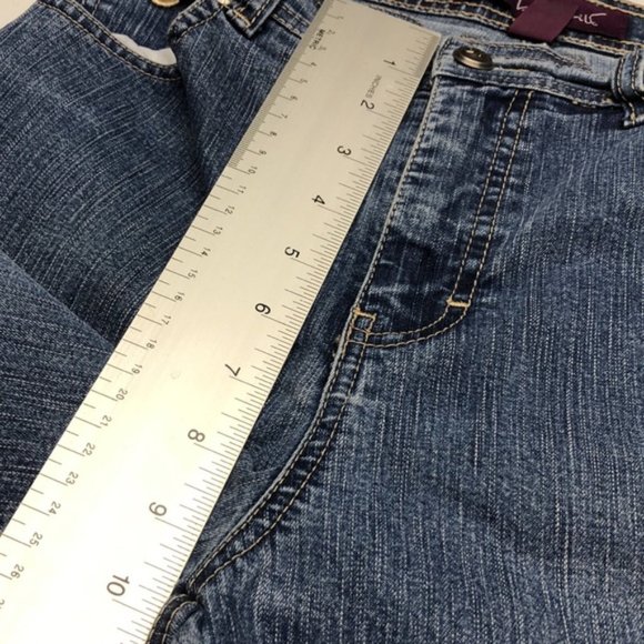 VINTAGE GLORIA VANDERBILT CROP STRAIGHT JEANS 8x26 🦢 - Picture 8 of 11